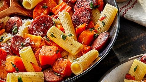 smoked-sausage-and-butternut-squash-pasta-allrecipes image