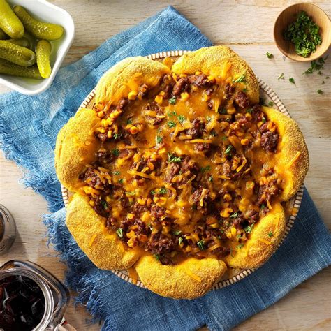 sloppy-joe-pie-recipe-how-to-make-it-taste-of-home image