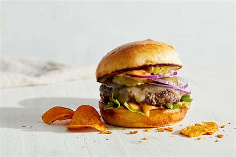 sourdough-hamburger-buns-recipe-king-arthur-baking image