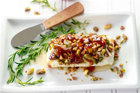 goat-cheese-appetizer-with-honey-fig-pistachios image