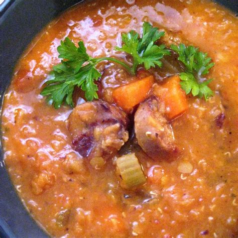 lentil-and-sausage-soup-allrecipes image