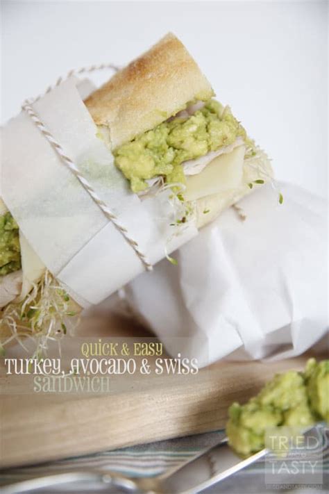 quick-easy-turkey-avocado-swiss-sandwich image