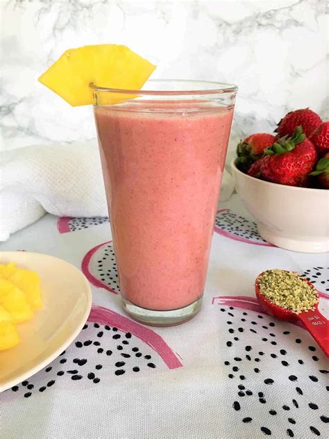 strawberry-pineapple-smoothie-this-healthy-kitchen image