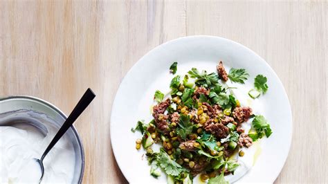 spicy-lamb-and-lentils-with-herbs-recipe-bon-apptit image