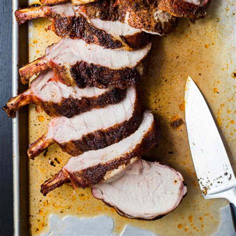 smoked-center-cut-pork-chops-recipe-food-wine image