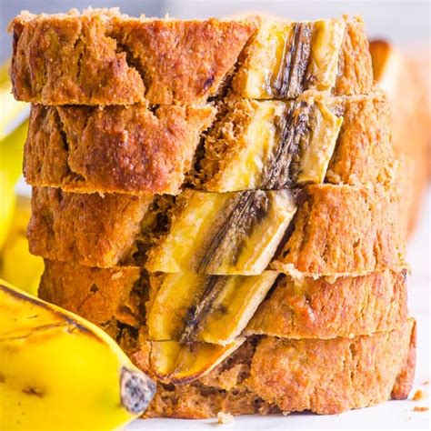 healthy-banana-bread-with-applesauce image