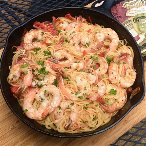 grilled-shrimp-with-fresh-tomato-sauce-and-angel-hair image