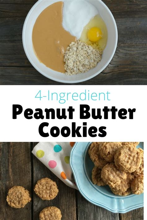 easy-no-flour-peanut-butter-oatmeal-cookies-4 image