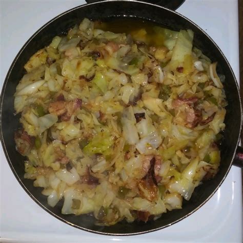fried-cabbage-recipe-food-friends-and image