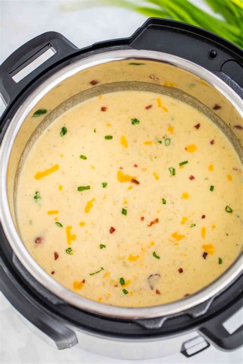 instant-pot-cheesy-potato-soup-sweet-and-savory-meals image