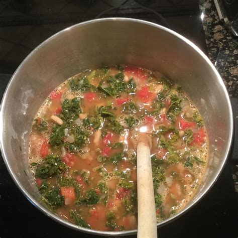 vegetarian-kale-soup-allrecipes image