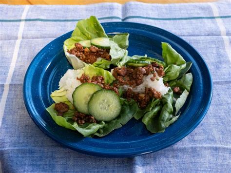 korean-inspired-ground-beef-lettuce-wraps-food image
