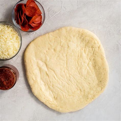 easy-homemade-pizza-dough-joyfoodsunshine image