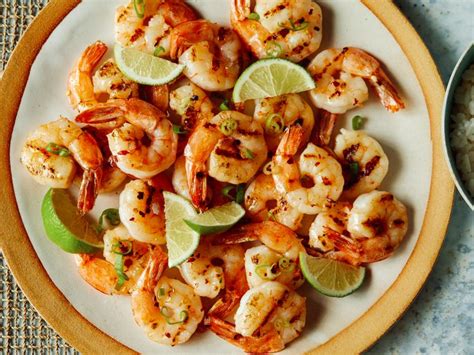 coconut-lime-marinated-and-grilled-shrimp-food image
