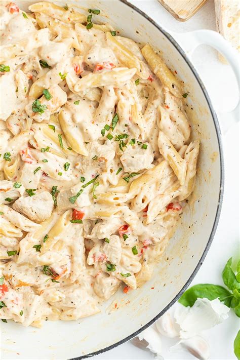 one-pan-cheesy-chicken-pasta-like-mother-like-daughter image