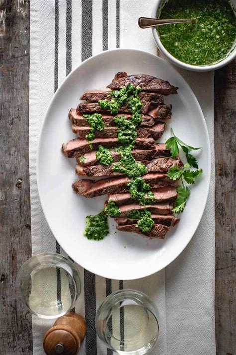 grilled-sirloin-steak-with-chimichurri image