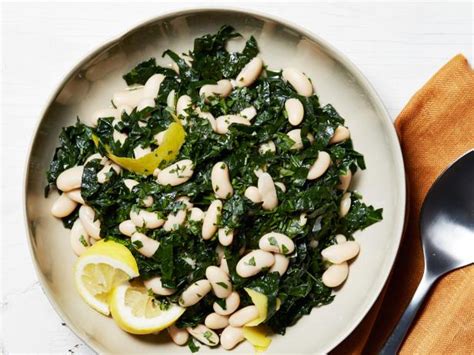 white-beans-and-kale-recipe-food-network-kitchen-food image
