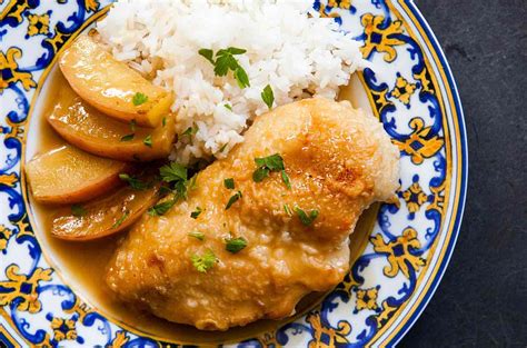 chicken-and-apples-in-honey-mustard-sauce image