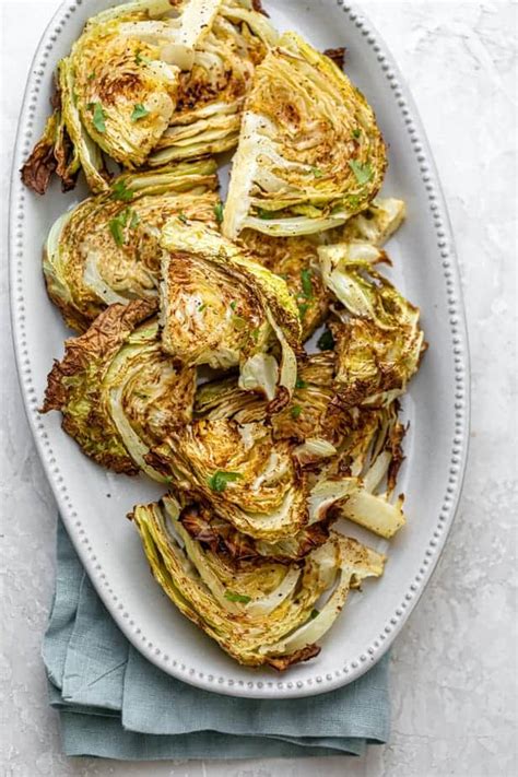 crisp-oven-roasted-cabbage-wedges-feelgoodfoodie image