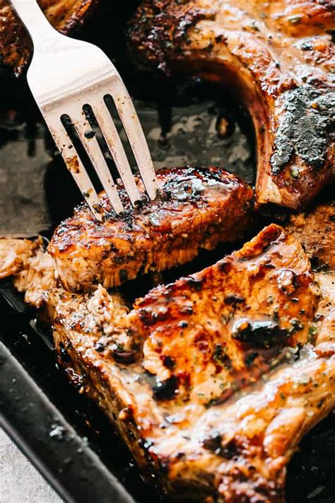 easy-honey-garlic-baked-pork-chops-recipe-diethood image