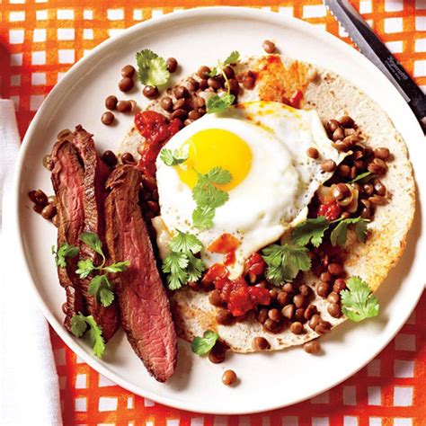 steak-and-eggs-rancheros-recipe-epicurious image