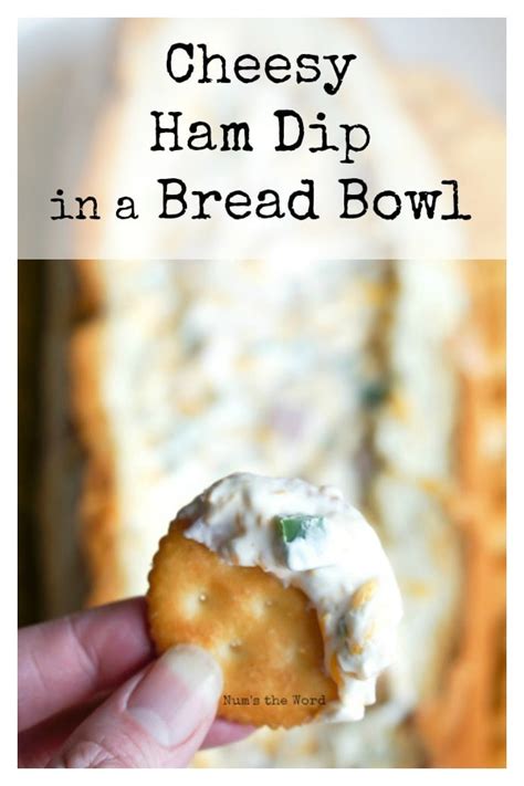 cheesy-ham-dip-in-a-bread-bowl-nums-the-word image