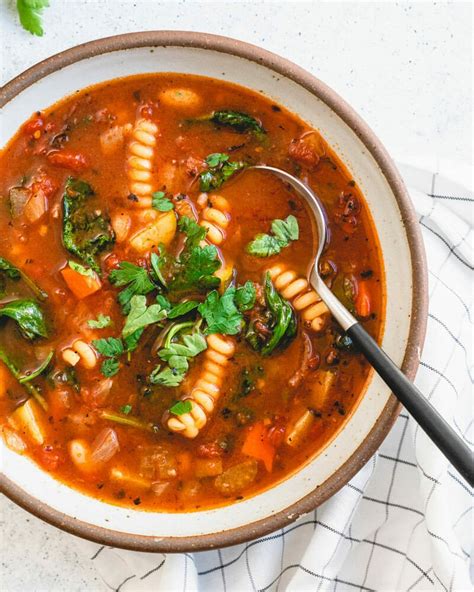easy-minestrone-soup-a-couple-cooks image