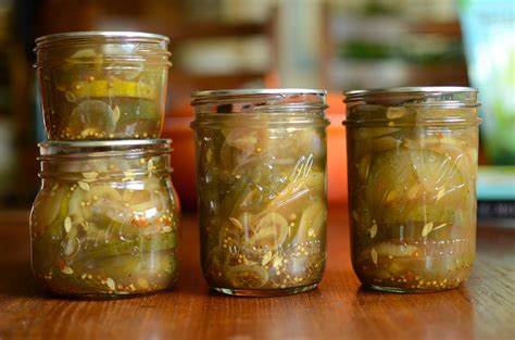 small-batch-bread-and-butter-pickles-food-in-jars image
