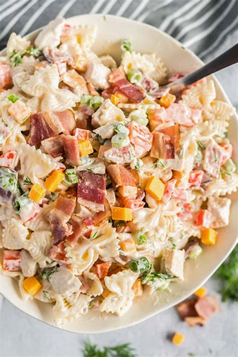chicken-bacon-ranch-pasta-salad-easy-chicken image