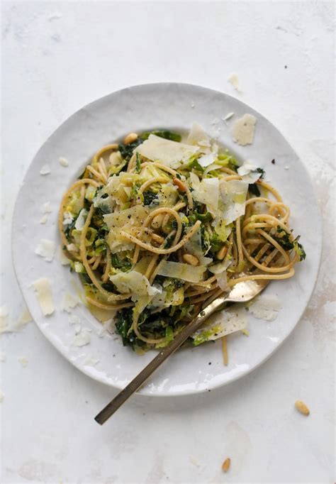 shredded-brussels-and-kale-spaghetti-with image