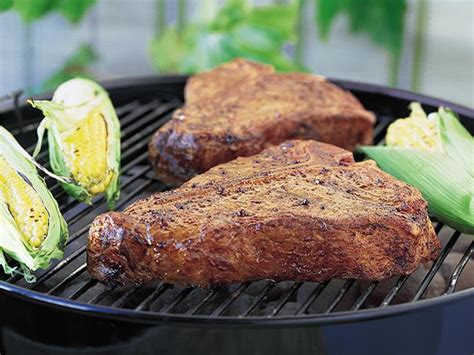 grilled-t-bone-steaks-with-bbq-rub-recipe-food-network image