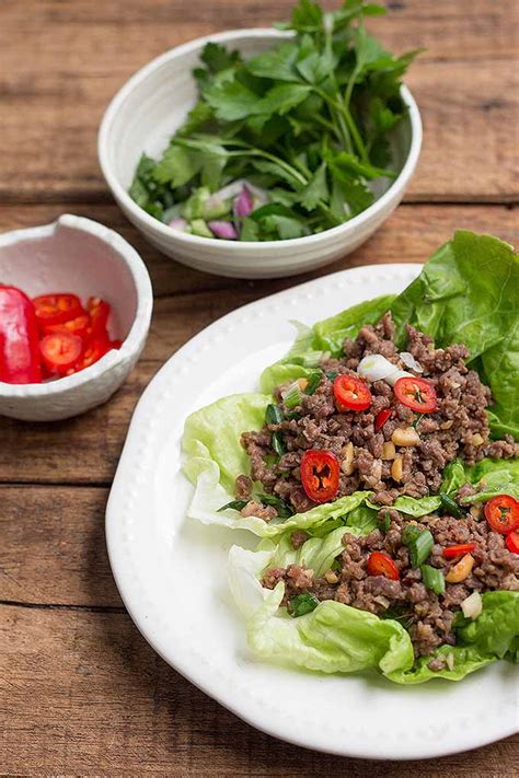 asian-inspired-spicy-ground-beef-lettuce-wraps-foodal image