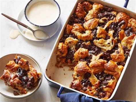 chocolate-croissant-bread-pudding-with-bourbon-ice image