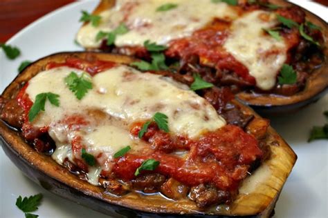 stuffed-eggplant-with-sausage-and-provolone-cheese image