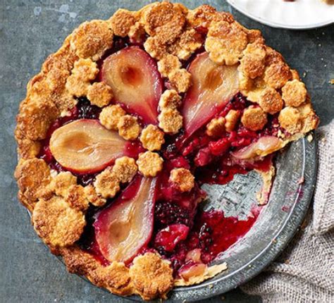 pear-berry-pie-recipe-bbc-good-food image