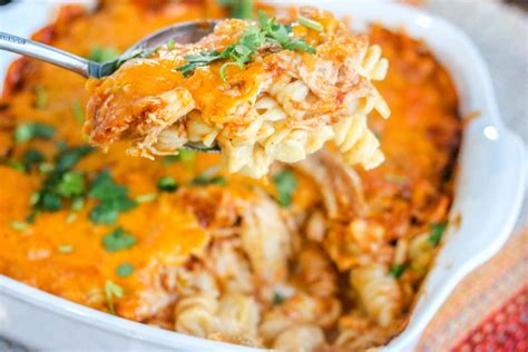 cheesy-chicken-enchilada-pasta-kylee-cooks image