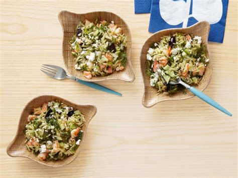 orzo-salad-with-shrimp-and-feta-food-network-kitchen image