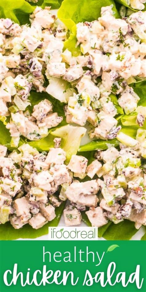 healthy-chicken-salad-recipe-the-best-ifoodrealcom image