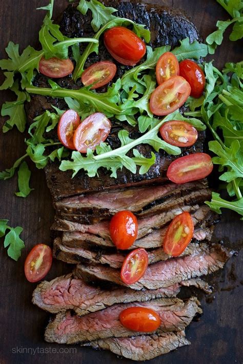 grilled-balsamic-steak-with-tomatoes-and-arugula image