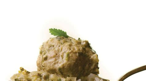 lamb-meatballs-in-green-curry-sauce-recipe-epicurious image