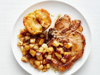 grilled-apple-brined-pork-chops-recipe-sandra-lee image