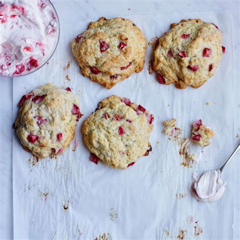 strawberry-crme-frache-biscuits-recipe-abigail-quinn image