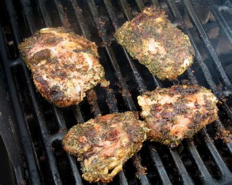 grilled-herbed-chicken-thighs-recipe-foodcom image