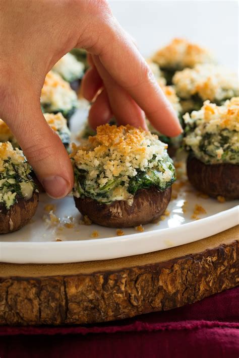 stuffed-mushrooms-with-spinach-and-cheese-cooking image
