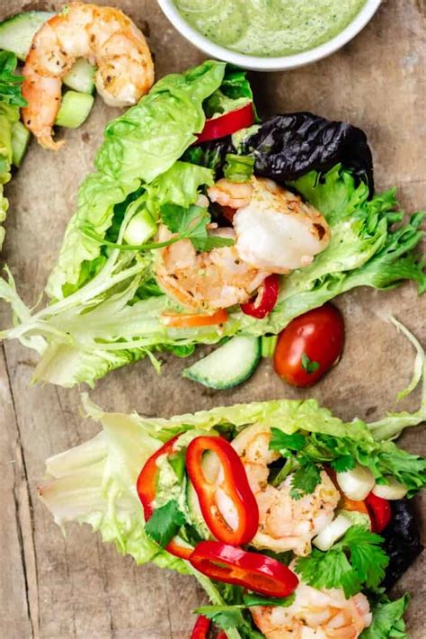 10-minute-loaded-shrimp-lettuce-wraps-the-mediterranean-dish image