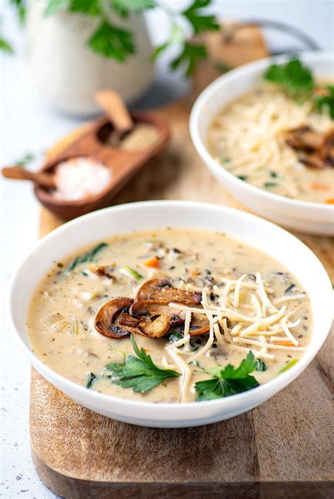 mushroom-wild-rice-soup-in-the-instant-pot-step-by image
