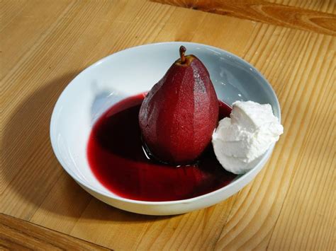 poached-pears-recipe-food-network image