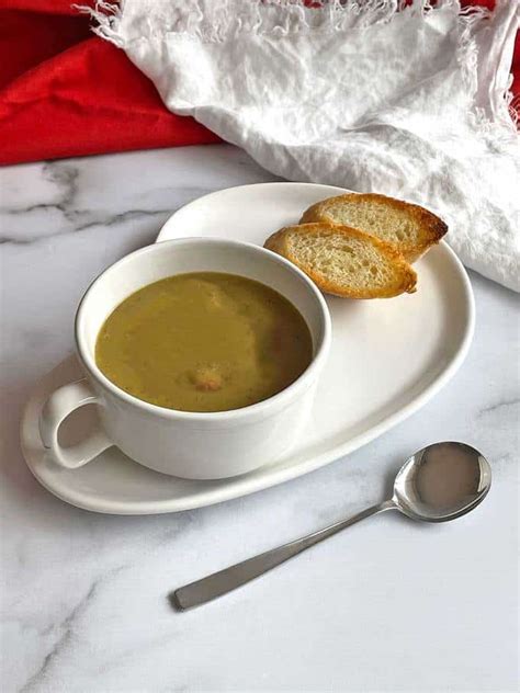 split-pea-soup-with-smoked-sausage-pressure-cooker image