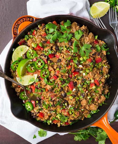 mexican-chicken-and-rice-one-pan-dinner image