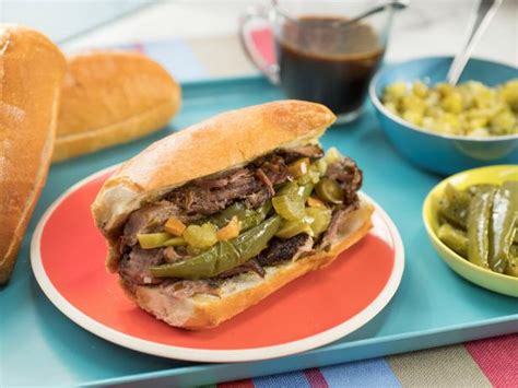 chicago-style-italian-beef-sandwich-recipe-food-network image